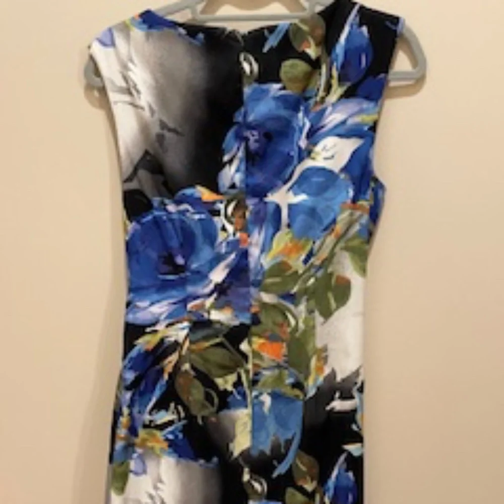 Cache Dress - Blue Floral - Size 6 - Picture 4 of 7